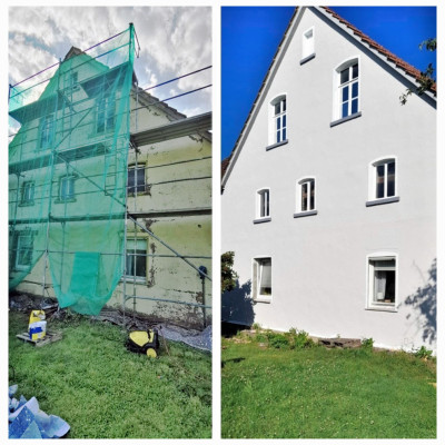 vor und nach der Behandlung...